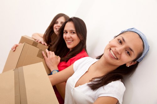 Preparing desks and equipment for an office move