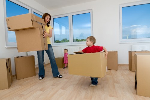 PPE and moving equipment used for a safe van service