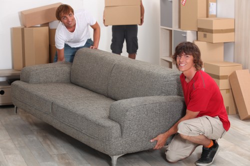 Loading furniture for a Wood Green house move