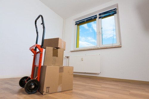 Commercial office relocation transport in North London