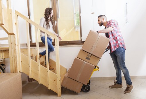 Packing and furniture handling for a Wood Green home move