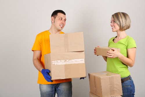 A truck for flat and house removals near Wood Green