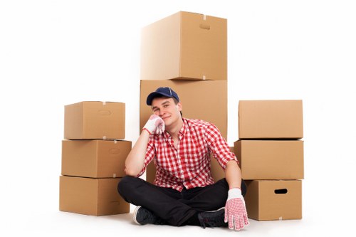 Local van service supporting a home relocation in Woodgreen